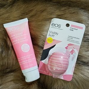 EOS Lip Care & shave cream set